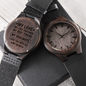 My Love Soulmate Engraved Wood Watch, Holiday
