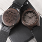 To Son Love Mom Engraved Wood Watch, Holiday