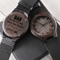 Dad Always Your Little Girl Wood Watch, Holiday