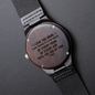 I love You More Engraved Wood Watch, Holiday