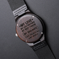 My Love Soulmate Engraved Wood Watch, Holiday