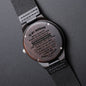 Husband, Meeting You Was Fate, Wooden Watch, Holiday