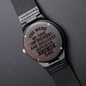Dad, First Friend, Wooden Watch, Holiday
