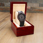 Dad The Man Engraved Wood Watch, Holiday