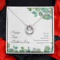 To Mom, Mother's Day Lucky as Can Be Necklace