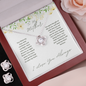Mom, Love Knot Necklace & Bonus Earrings