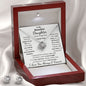 Daughter, I Squeezed This Necklace Really Tight, Love Knot Necklace & Earrings, Holiday