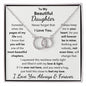 Daughter, Someday When The Pages Of My Life End, Perfect Pair Necklace, Holiday