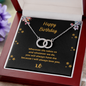 Happy Birthday, Perfect Pair Necklace