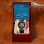 My Husband Men's Openwork Watch, Holiday