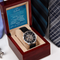 My Husband Men's Openwork Watch, Holiday