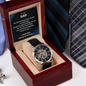 Dad, Men's Openwork Watch, Holiday