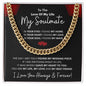 Soulmate, Home-Love-Mate, Cubin Link Chain, Holiday, Valentine, Birthday