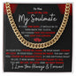Soulmate, Find You Sooner and Love You Longer, Cubin Link Chain, Valentine