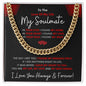 Soulmate, Home-Love-Mate, Cubin Link Chain, Valentine
