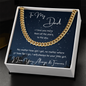 My Dad Cubin Link Chain, Holiday