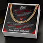 My Man, Light My Flame, Cubin Link Chain, Valentine