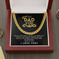 Dad, Best Dad Ever, Cubin Link Chain, Holiday