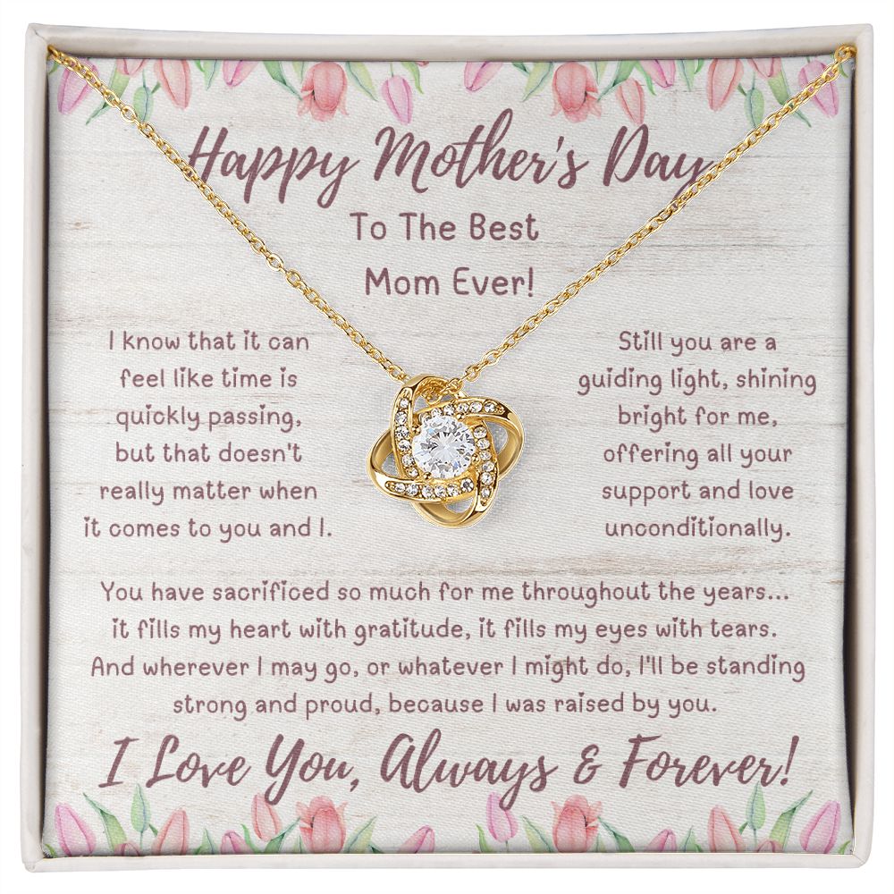 Mother Gift, Love Knot Necklace