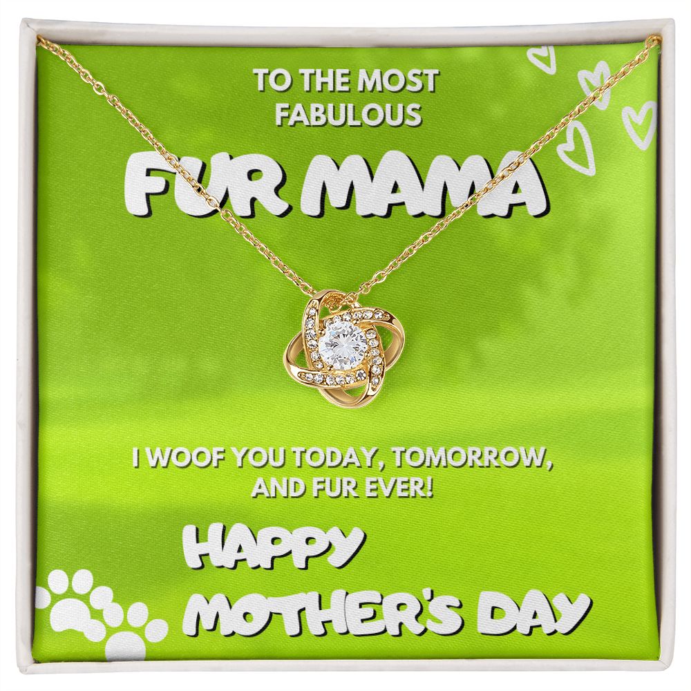 Fur Mama, Love Knot Necklace