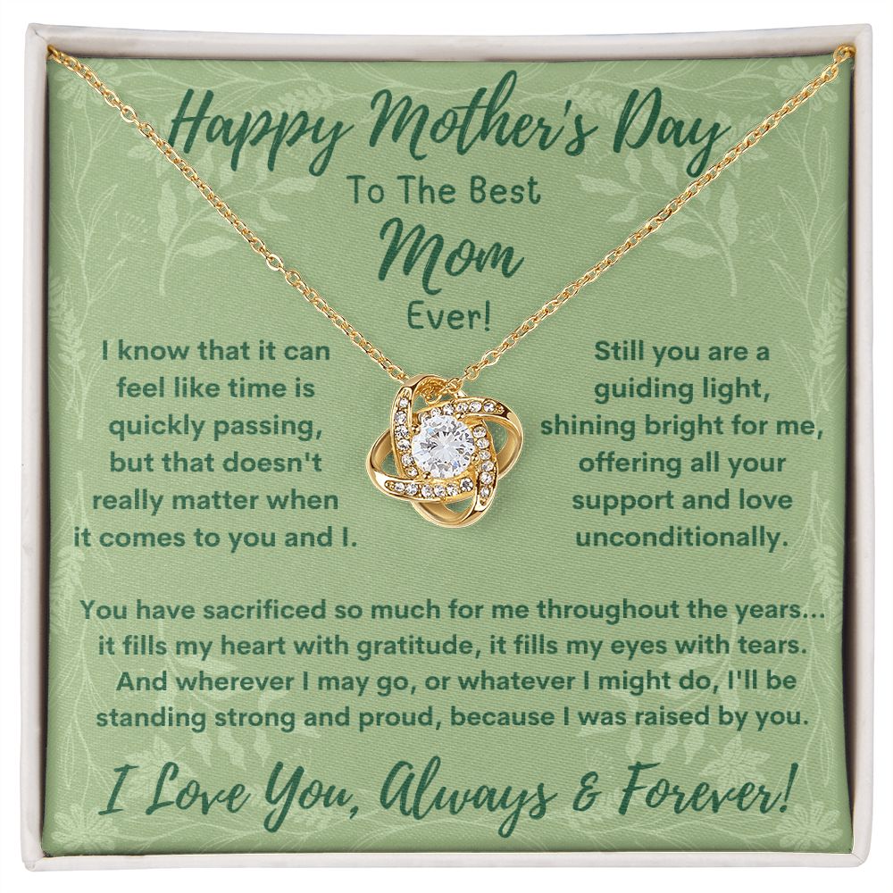 Mother Gift, Love Knot Necklace