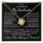 Soulmate, Love Of My Life, Love Knot Necklace, Valentine, Anniversary