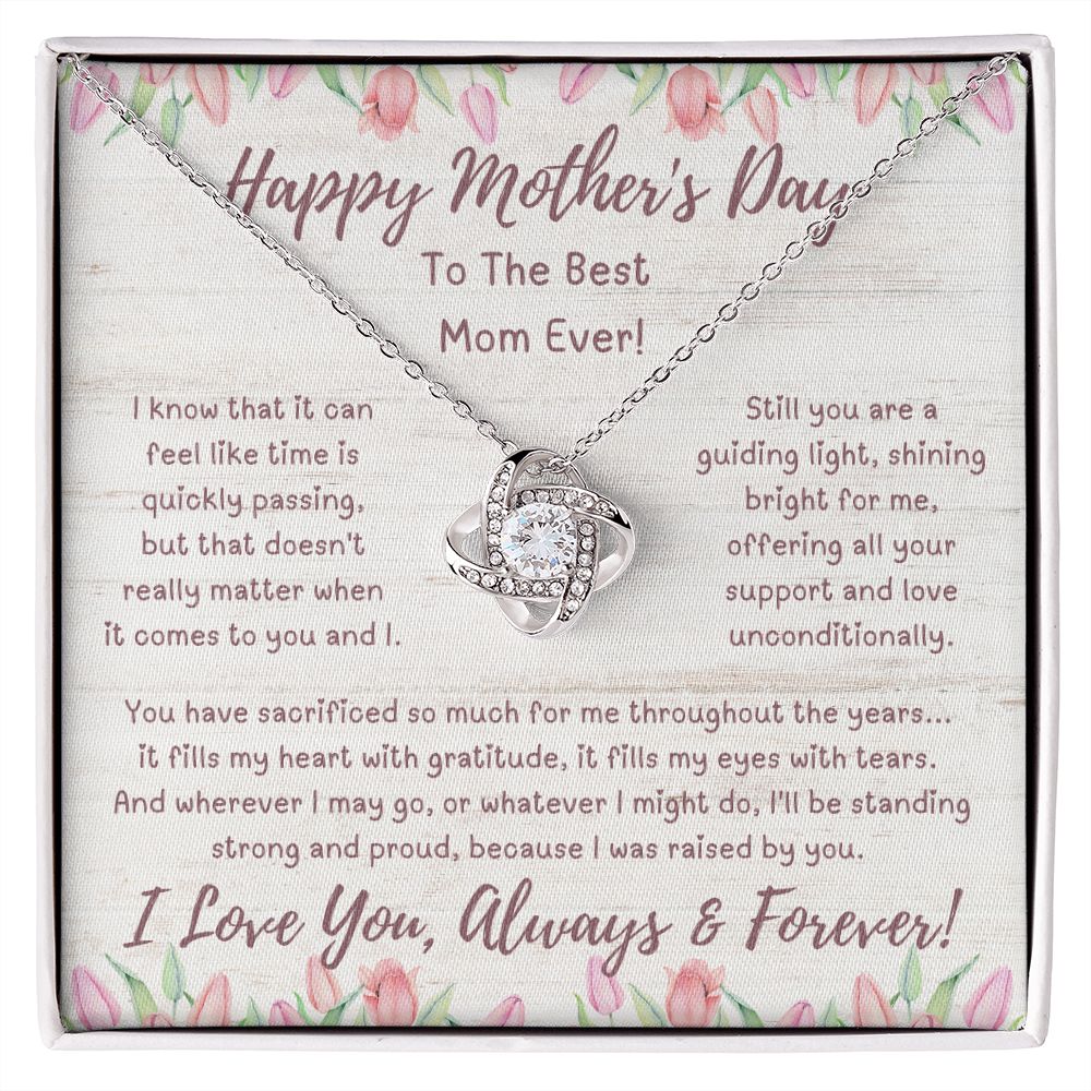 Mother Gift, Love Knot Necklace