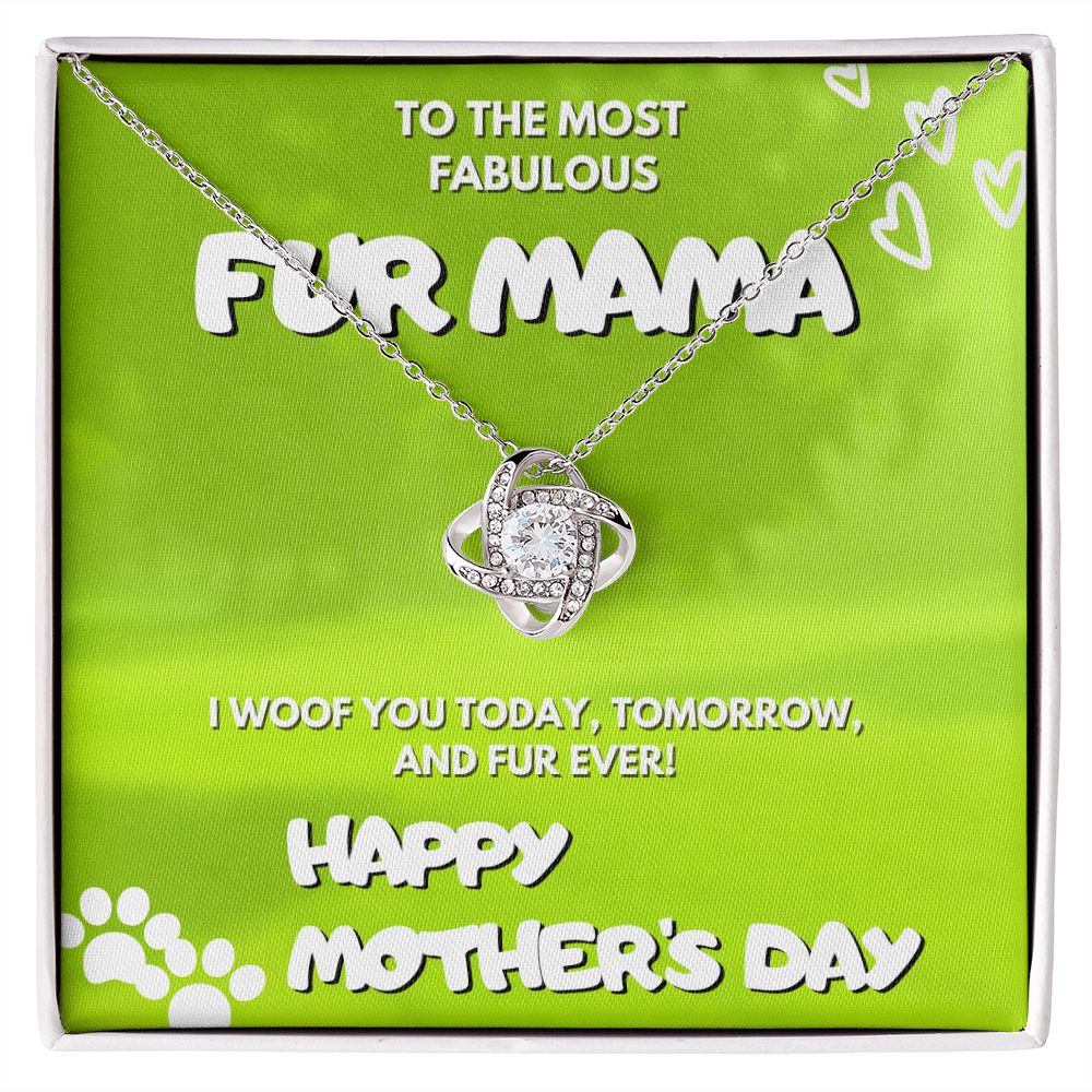 Fur Mama, Love Knot Necklace