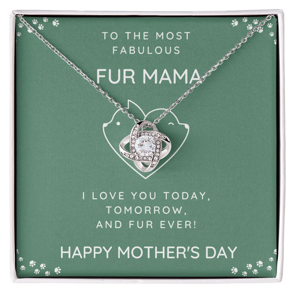 Fur Mama, Love Knot Necklace