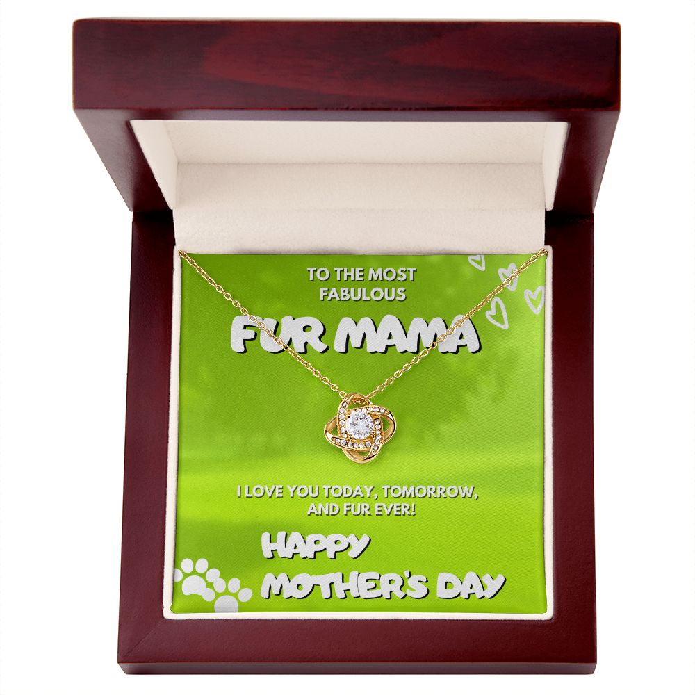 Fur Mama, Love Knot Necklace