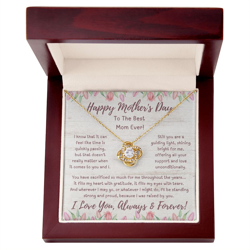 Mother Gift, Love Knot Necklace