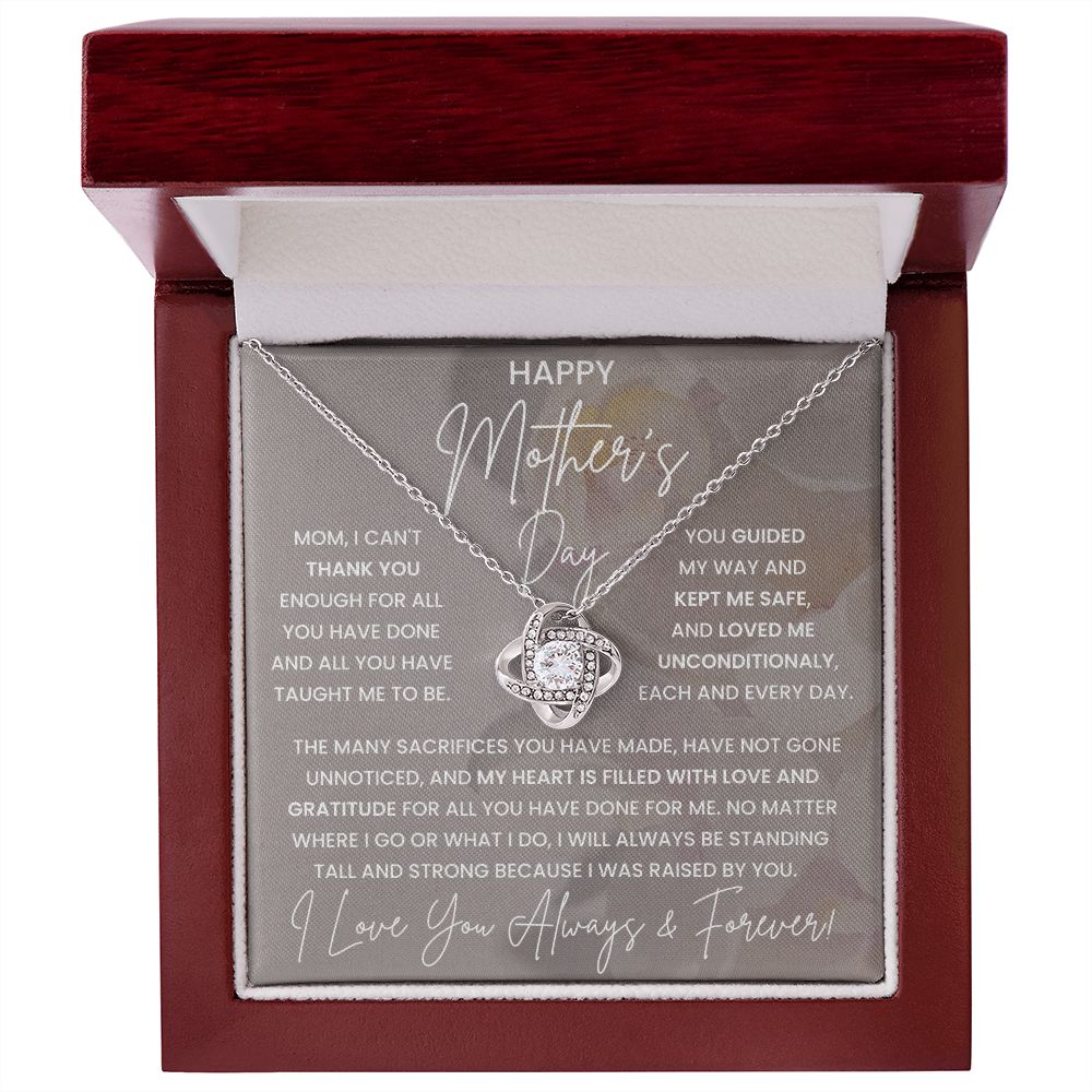 Mother Gift, Love Knot Necklace
