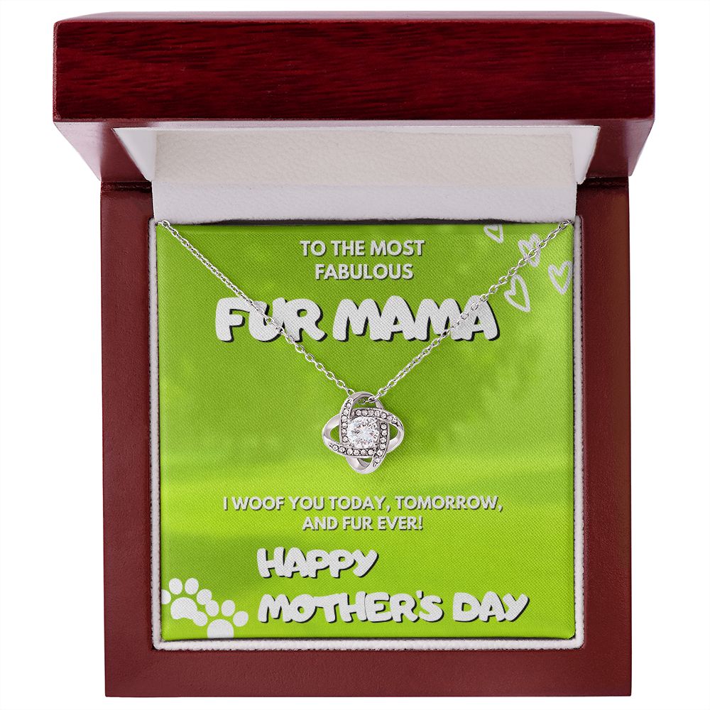 Fur Mama, Love Knot Necklace