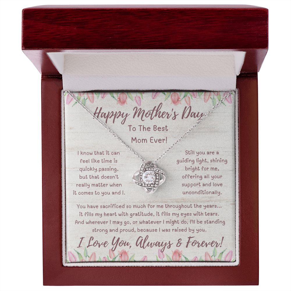 Mother Gift, Love Knot Necklace