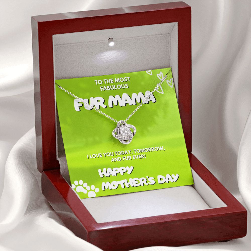 Fur Mama, Love Knot Necklace