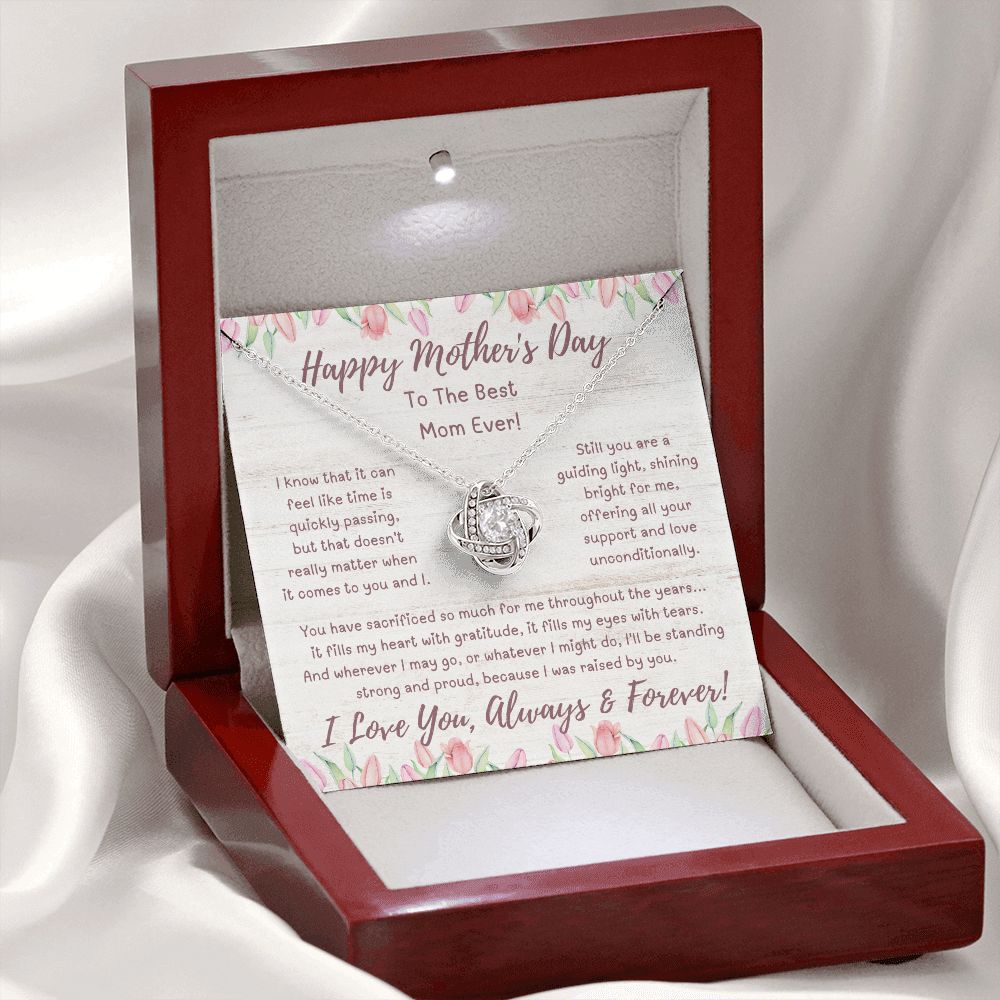 Mother Gift, Love Knot Necklace