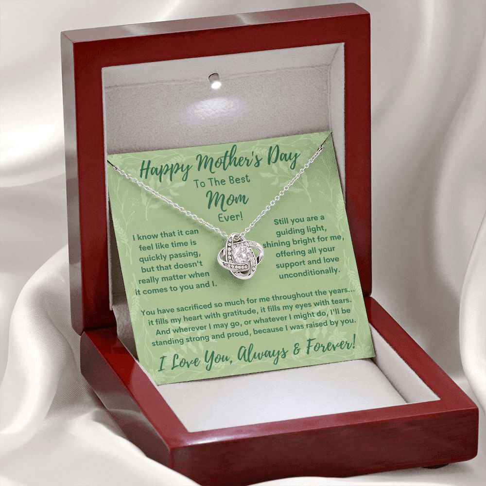 Mother Gift, Love Knot Necklace