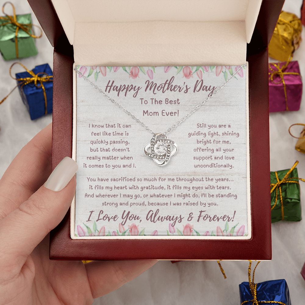 Mother Gift, Love Knot Necklace