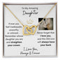 Daughter, Straighten Your Crown 2, Interlocking Hearts Necklace, Holiday