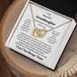 Granddaughter, I Can Promise I Will Love You, Interlocking Hearts Necklace, Holiday