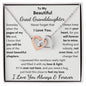 Great Granddaughter, Someday When The Pages Of My Life End, Interlocking Hearts Necklace, Holiday