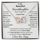 Granddaughter From Poppy, Interlocking Hearts Necklace