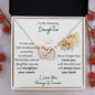 Daughter, Straighten Your Crown 1, Interlocking Hearts Necklace, Holiday