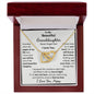 Granddaughter From Poppy, Interlocking Hearts Necklace