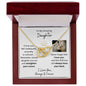 Daughter, Straighten Your Crown 2, Interlocking Hearts Necklace, Holiday