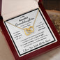 Granddaughter, No Matter How Near Or Far Apart, Interlocking Hearts Necklace, Holiday