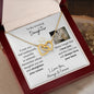 Daughter, Straighten Your Crown 2, Interlocking Hearts Necklace, Holiday