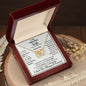 Wife, Never Forget That I Love You, Interlocking Hearts Necklace, Holiday, Valentine