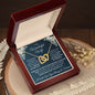 Wonderful Wife, Interlocking Hearts Necklace, Holiday