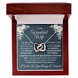 Wonderful Wife, Interlocking Hearts Necklace, Holiday